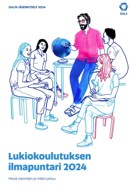 Kuvituskuva: Lukiokoulutuksen ilmapuntari