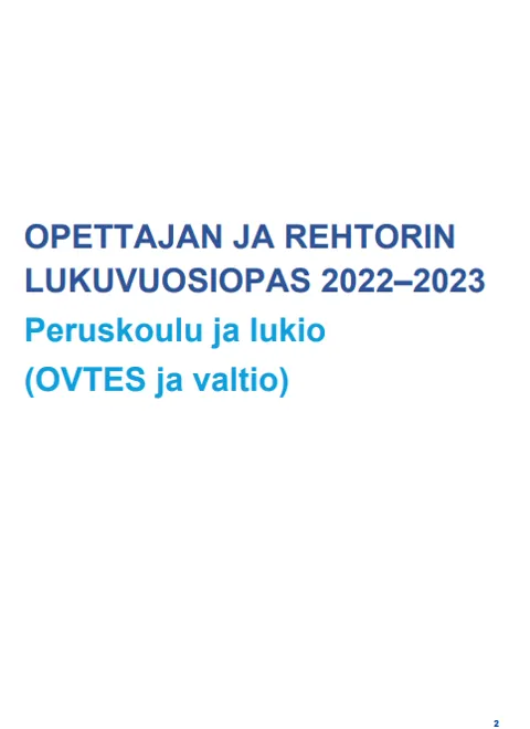 Kuvituskuva: Lukuvuosiopas 2022-2023